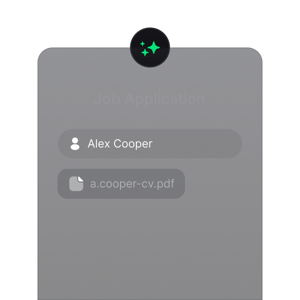 Smart application form